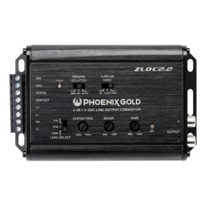 Phoenix Gold - ZLOC2.2 – 2 Channel Input And 2 Out With Parametric (8 to 32V)