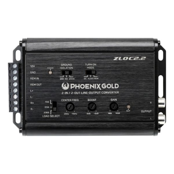 Phoenix Gold - ZLOC2.2 – 2 Channel Input And 2 Out With Parametric (8 to 32V)