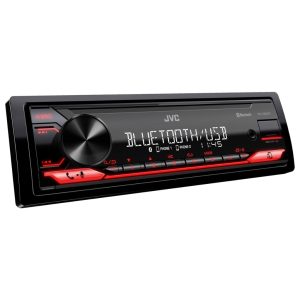 JVC - KD-X282BT-  1din Media Receiver With BT / USB / 13-Band EQ / JVC Remote App Compatibility