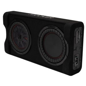 Kicker - 49PTRTP10 - 10 Inch CompRT 2-Ohm 400W Powered Down-Firing Subwoofer